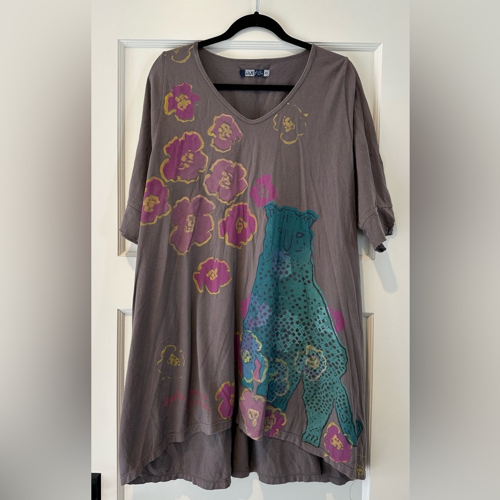 Blue Fish Happiness Tunic in Mineral